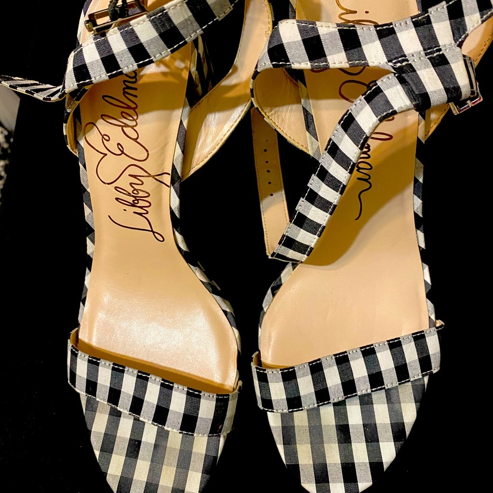 White and Black Heels